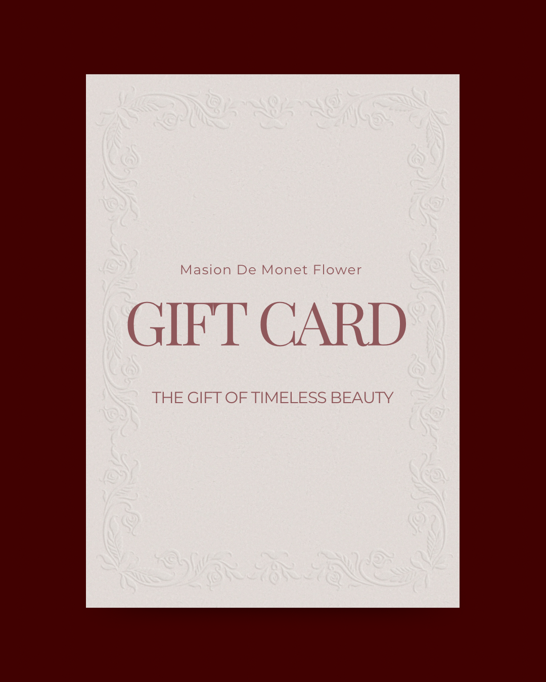 Masion De Monet Gift Card