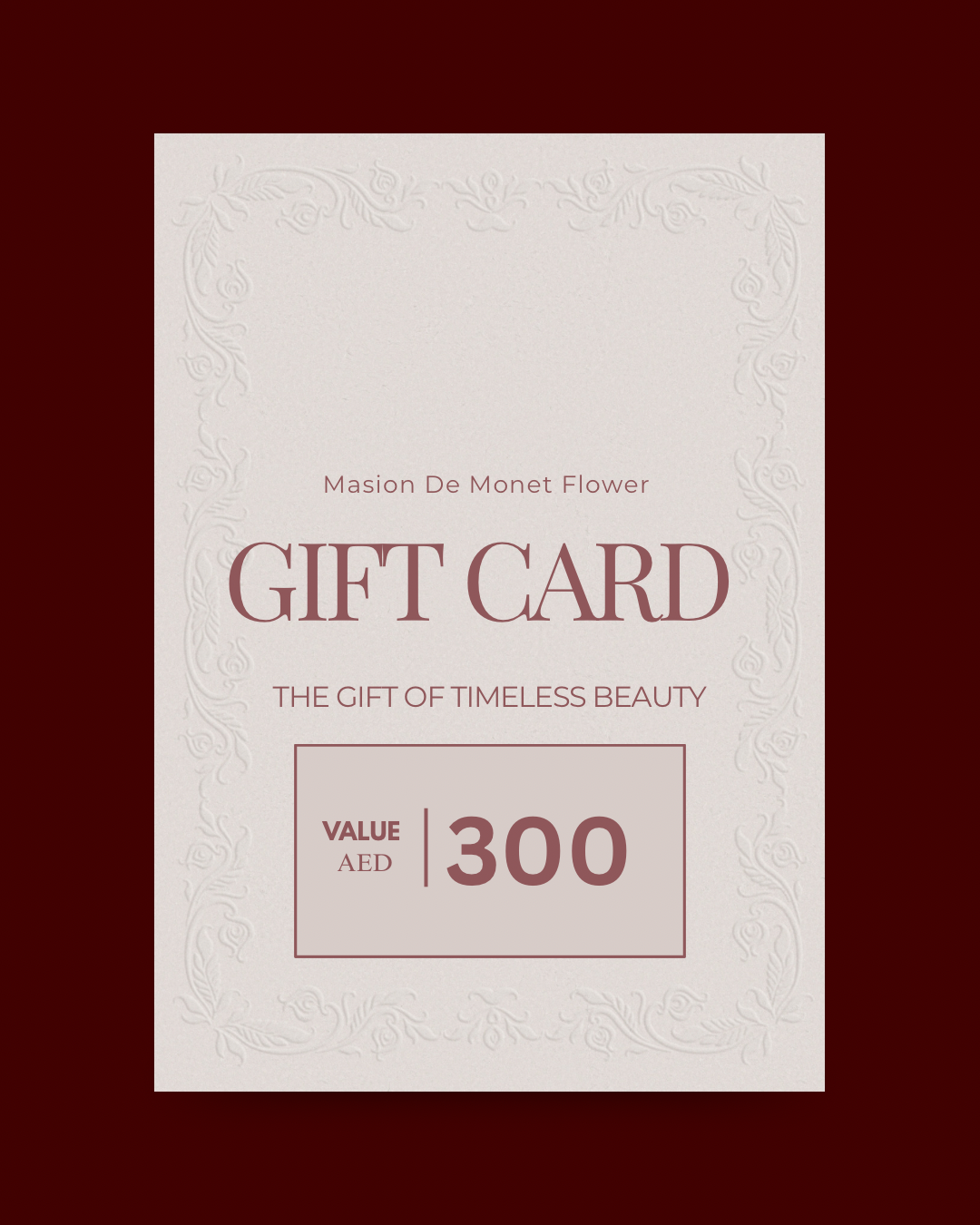 Masion De Monet Gift Card